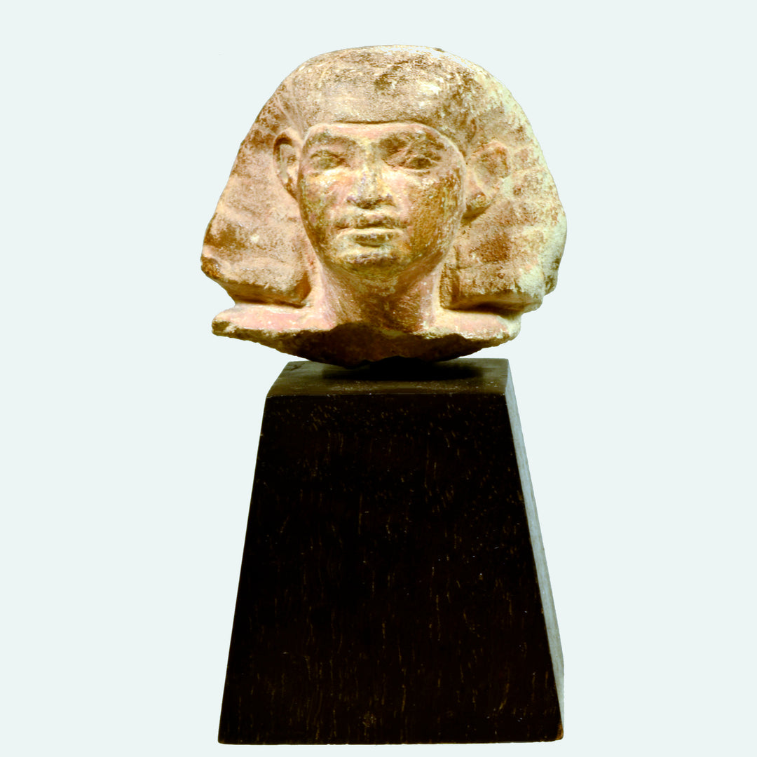 Egyptian Stone Head of a Nobleman - Art for Eternity