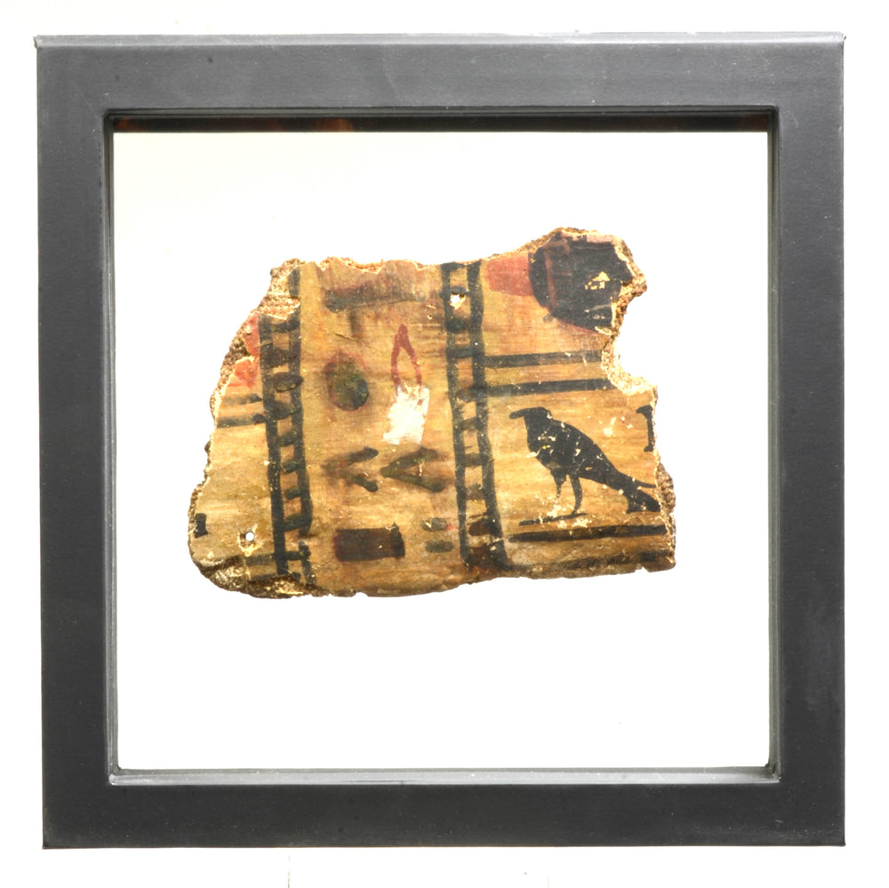 Egyptian Polychrome Painted Cartonnage Fragment - Art for Eternity