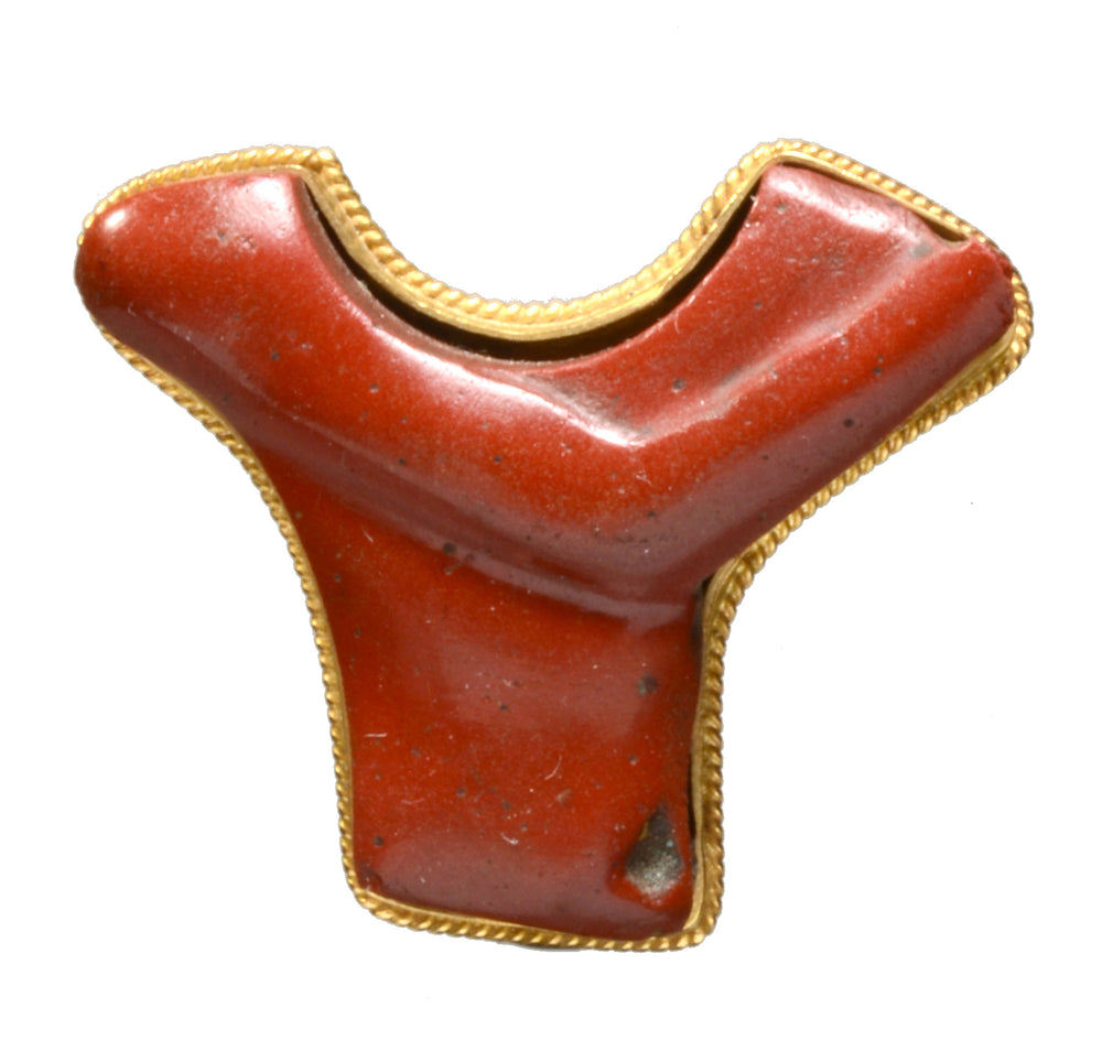 Rare Egyptian Red Glass Torso Inlay - Art for Eternity