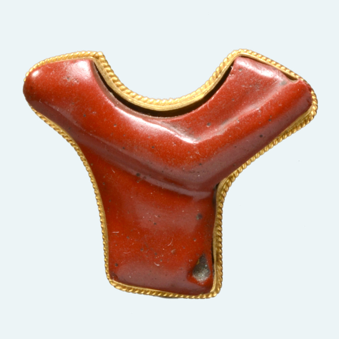 Rare Egyptian Red Glass Torso Inlay - Art for Eternity