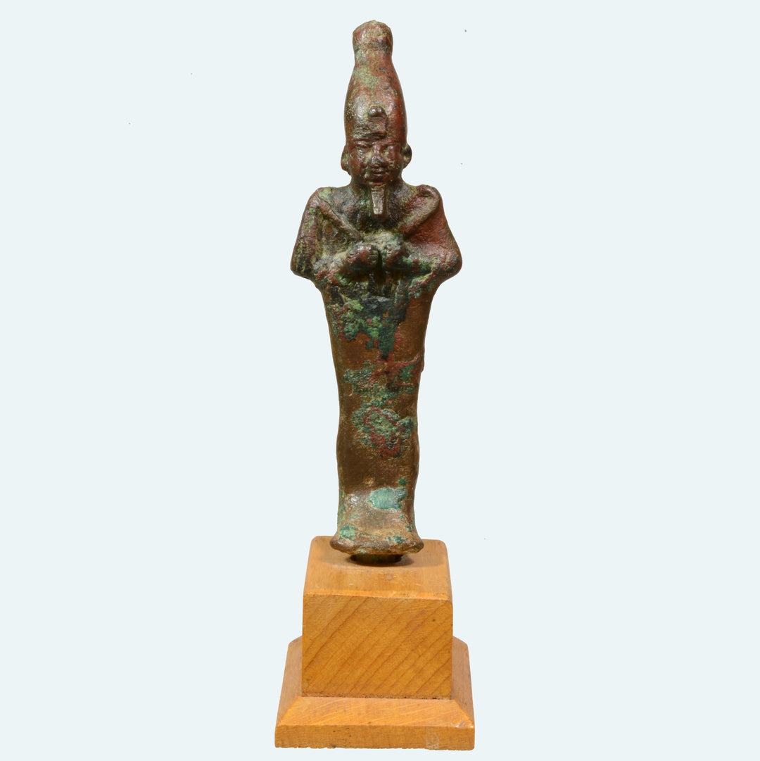 Egyptian Bronze Standing Osiris - Art for Eternity