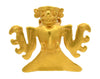Veraguas Gold Human-Headed Bat Deity Pendant