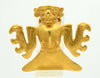 Veraguas Gold Human-Headed Bat Deity Pendant