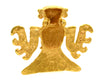 Veraguas Gold Human-Headed Bat Deity Pendant