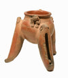 Chiriqui Pottery Tripod Vessel with Creatures at Rim