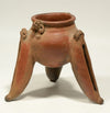 Chiriqui Pottery Tripod Vessel with Creatures at Rim