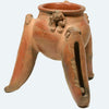 Chiriqui Pottery Tripod Vessel with Creatures at Rim