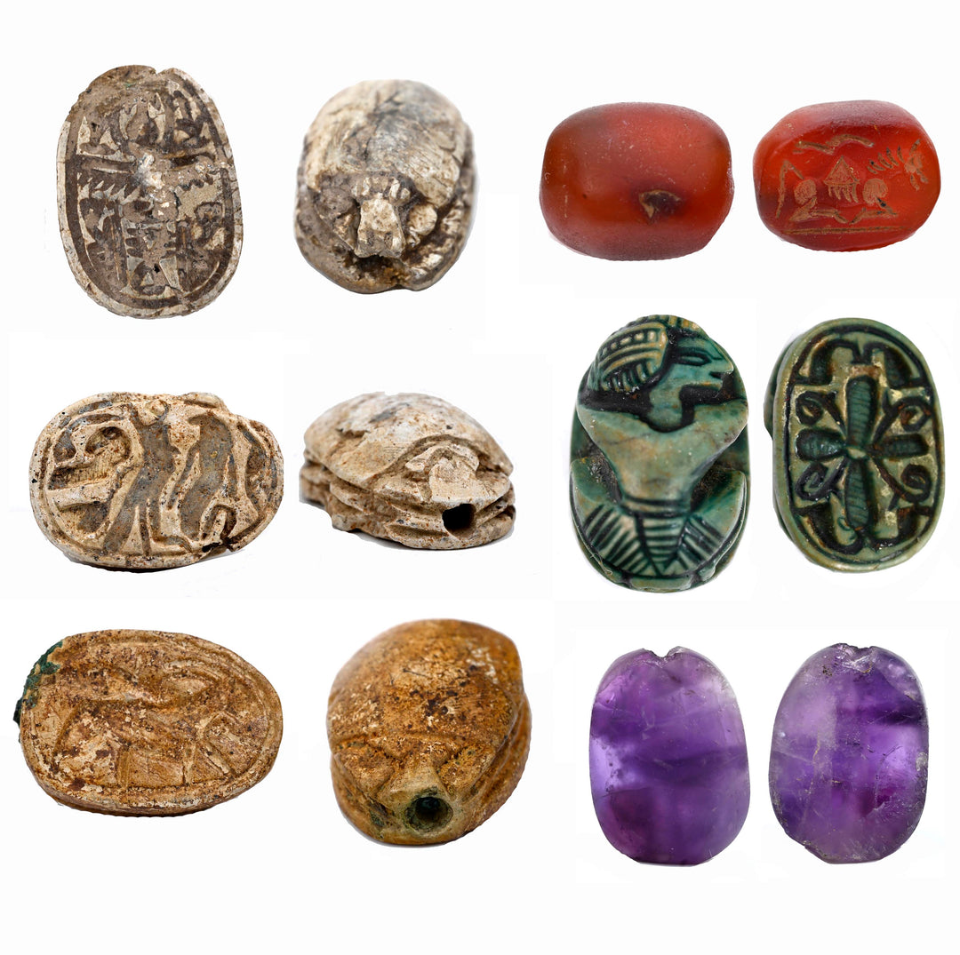 How do I know an Egyptian scarab is authentic?