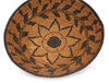 Western Apache Coiled Basketry Tray with Eight-Pointed Star Design