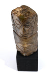 Pre-Columbian Mixtec Carved Greenstone Amuletic Pinata Figure