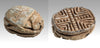 Egyptian Glazed Steatite Scarab with Geometric Motif

