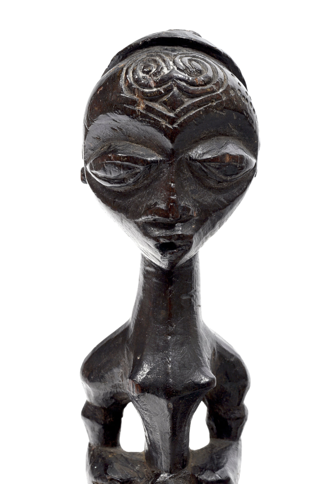 Bena Lulua Female Wood Figure 