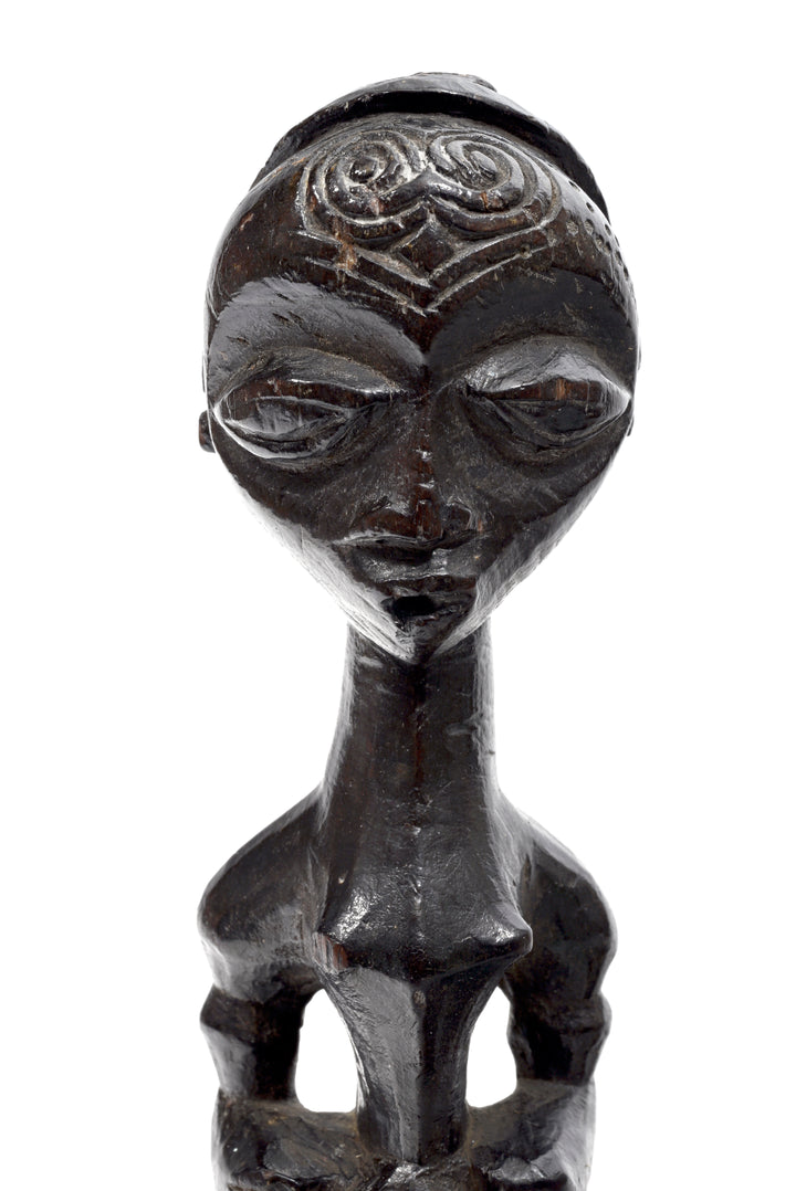 Bena Lulua Female Wood Figure 