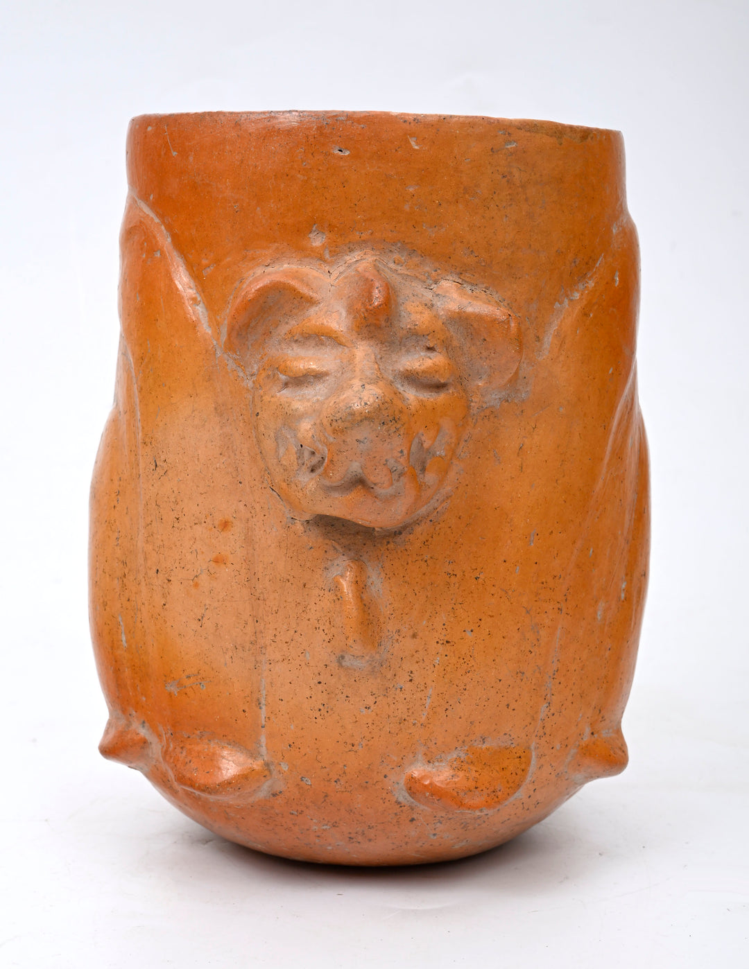 Maya Tohil Plumbate Effigy Vessel Depicting a Jaguar 