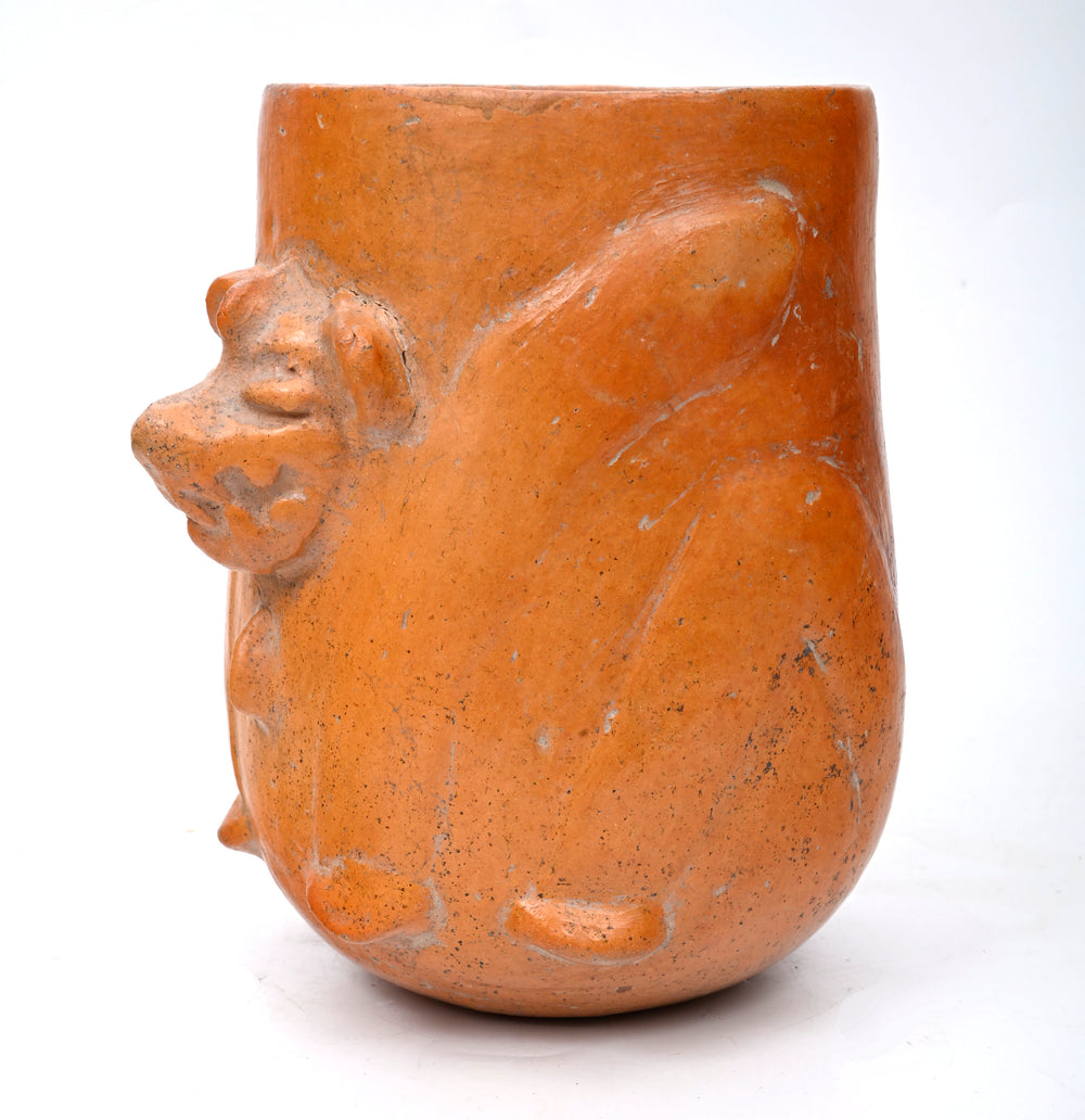 Maya Tohil Plumbate Effigy Vessel Depicting a Jaguar 