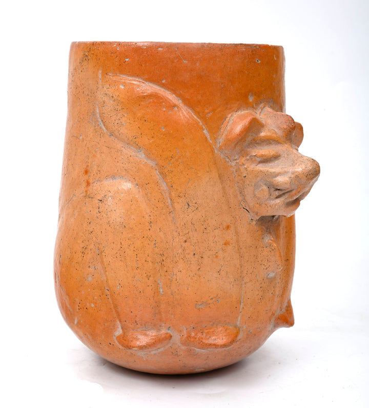 Maya Tohil Plumbate Effigy Vessel Depicting a Jaguar 