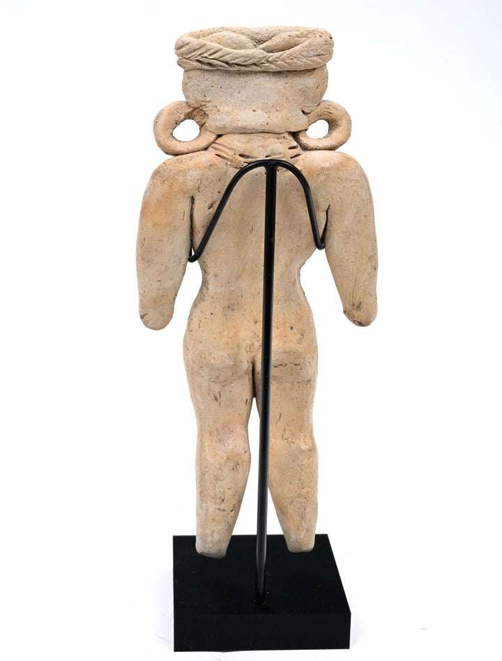 Michoacan Pottery Standing Female Figure 