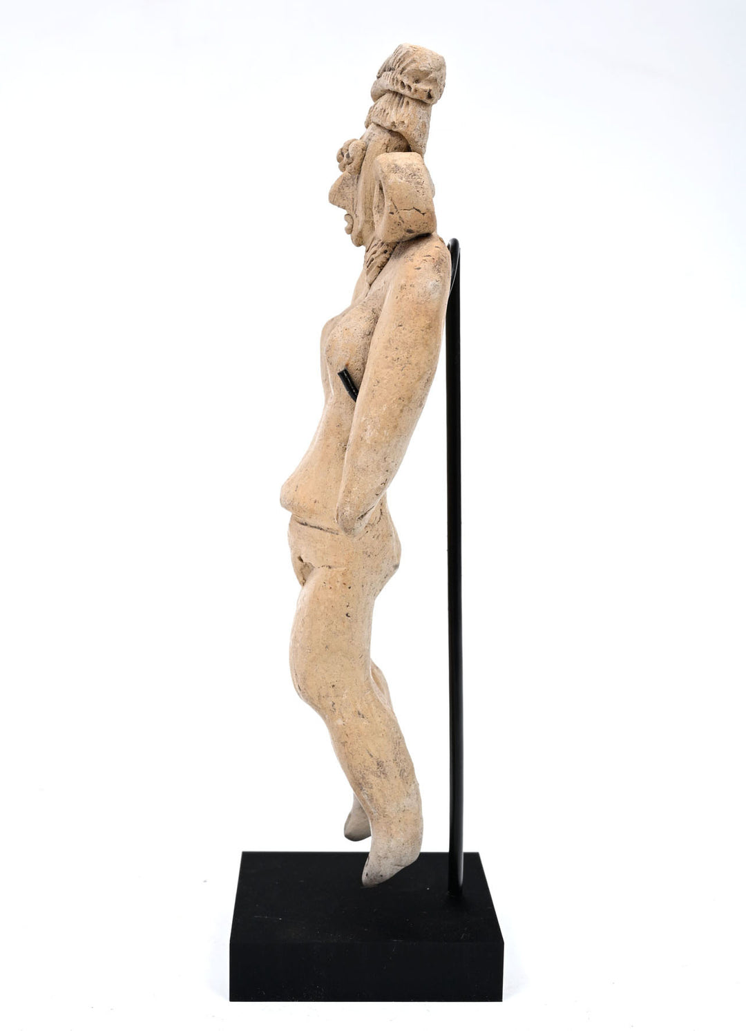 Michoacan Pottery Standing Female Figure 