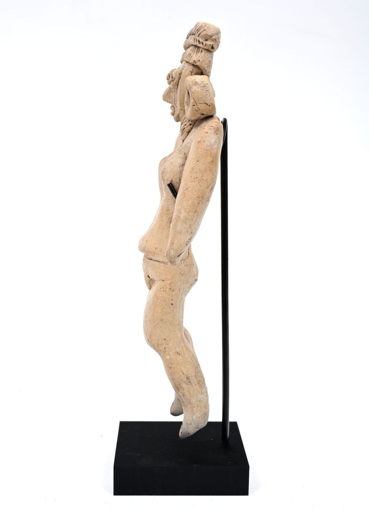 Michoacan Pottery Standing Female Figure 