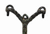 Luristan Bronze Pin with Twin Ram Heads