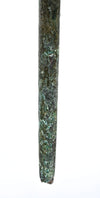 Luristan Bronze Pin with Twin Ram Heads