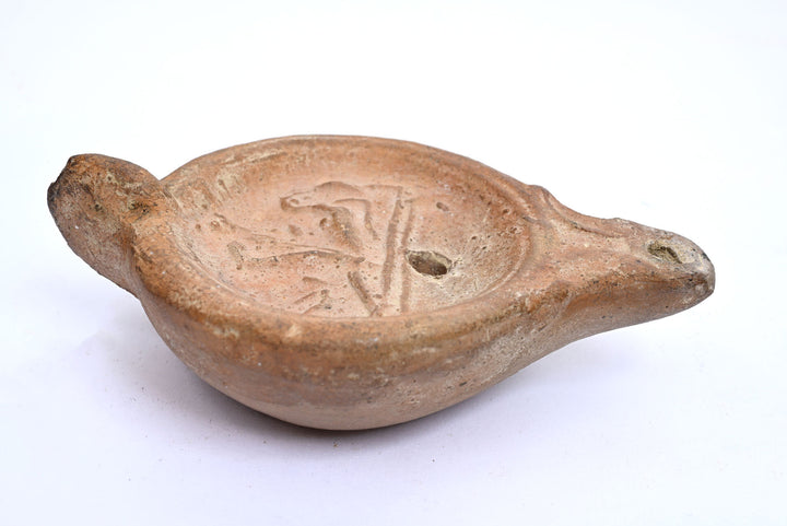 Roman Terracotta Erotic Oil Lamp 