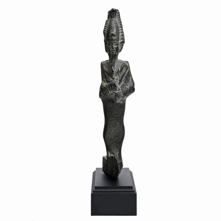 Egyptian Steatite Stone Standing Osiris