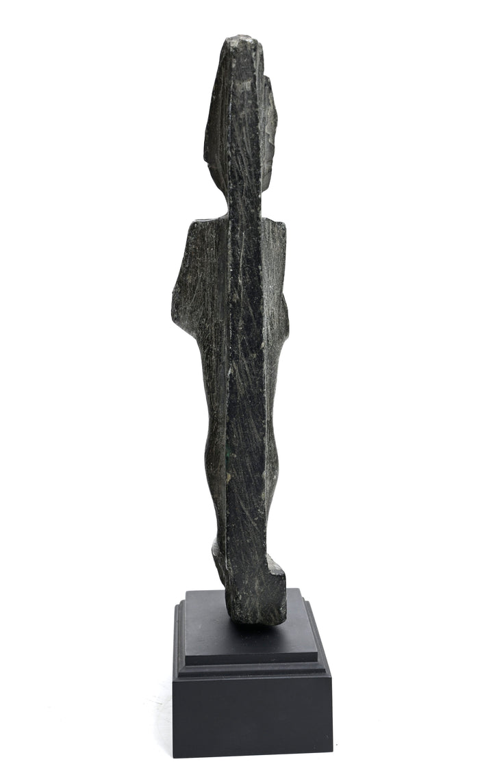 Egyptian Steatite Stone Standing Osiris