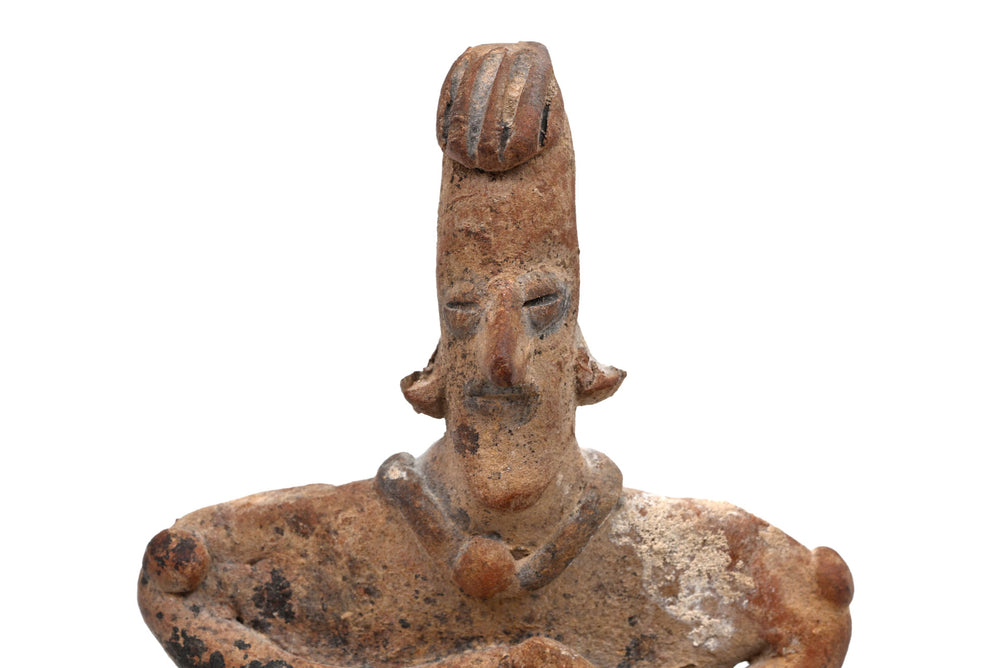 Pre-Columbian Colima Standing Female Figure with Body Adornment