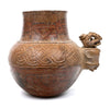 Costa Rica  Painted and Incised Jaguar Effigy Urn 