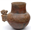 Costa Rica  Painted and Incised Jaguar Effigy Urn 
