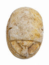 Egyptian Tan Steatite Apotropaic Scarab 