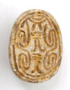 Egyptian Tan Steatite Apotropaic Scarab 