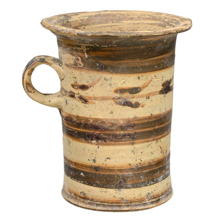 Daunian Bichrome Pottery Kyathos / Tankard