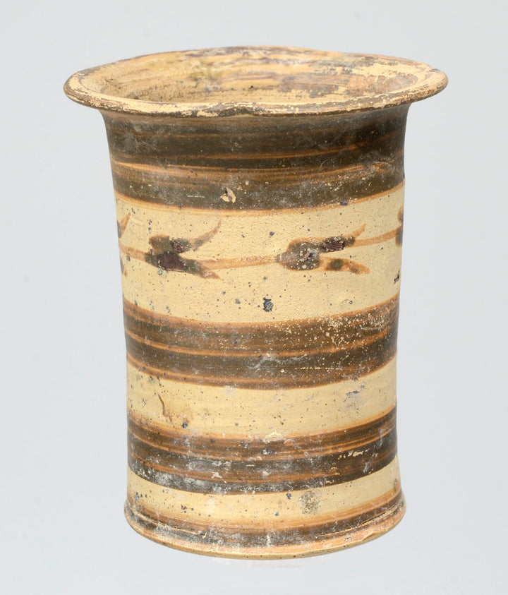 Daunian Bichrome Pottery Kyathos / Tankard