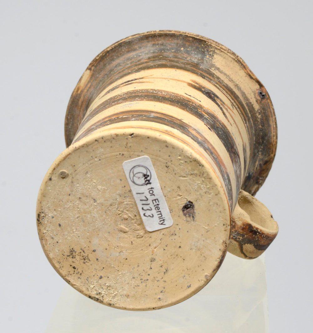 Daunian Bichrome Pottery Kyathos / Tankard