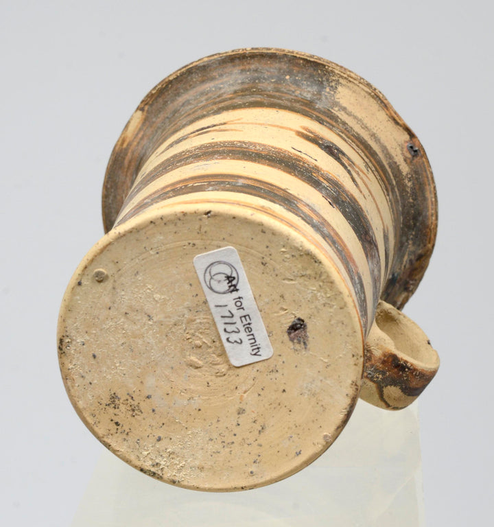 Daunian Bichrome Pottery Kyathos / Tankard