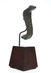 Egyptian Bronze Cobra Uraeus Crown Finial