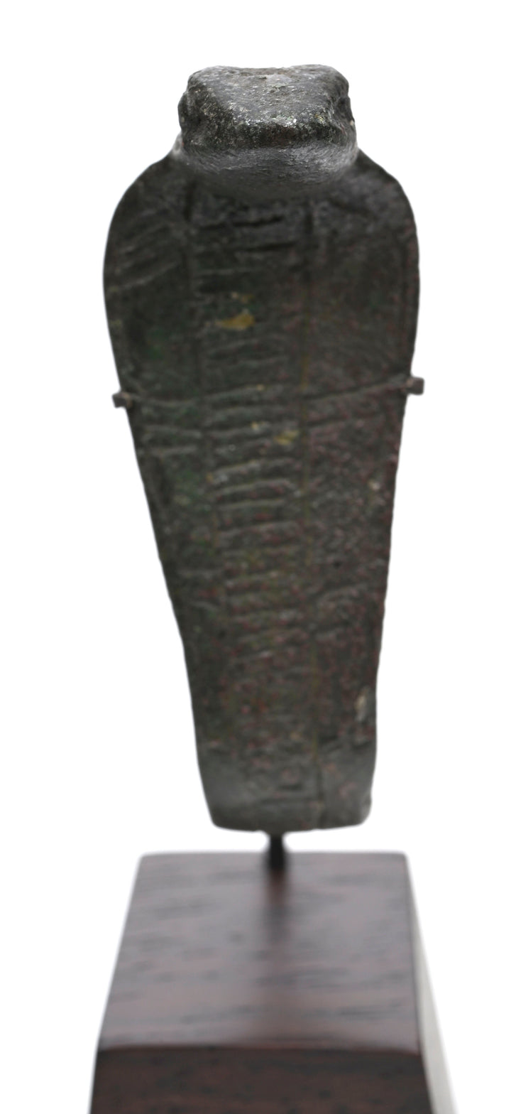 Egyptian Bronze Cobra Uraeus Crown Finial