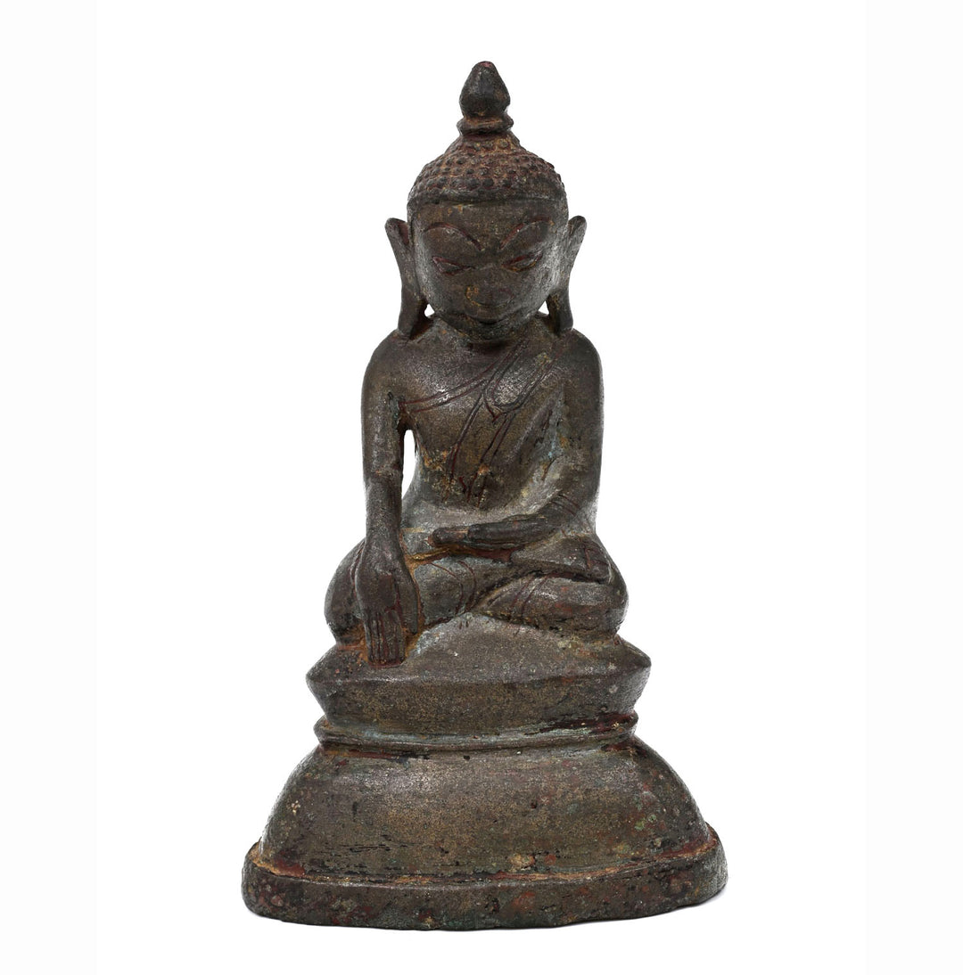 Burmese Bronze Seated Buddha, Shan States, Myanmar