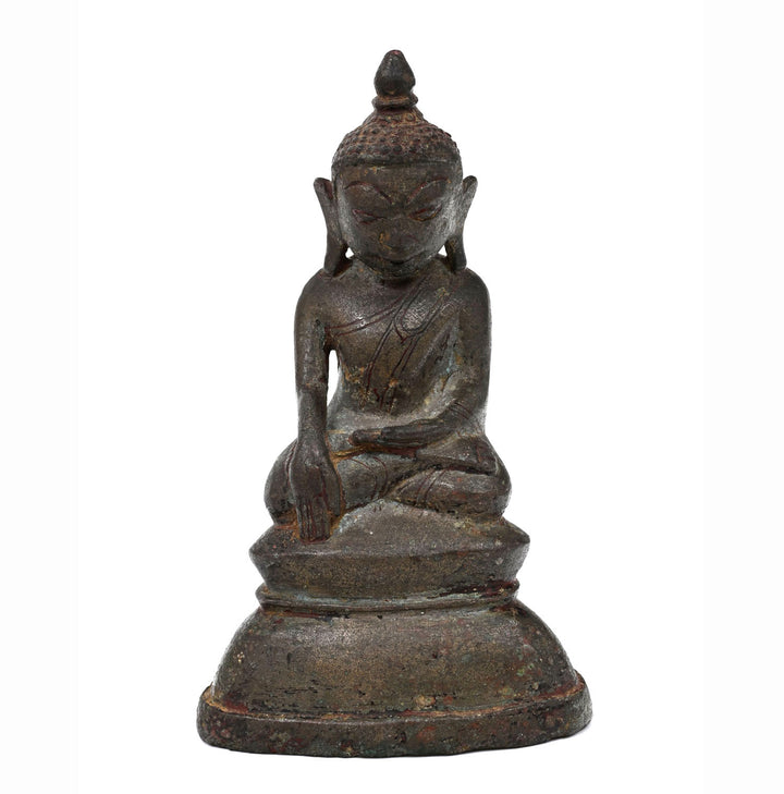 Burmese Bronze Seated Buddha, Shan States, Myanmar