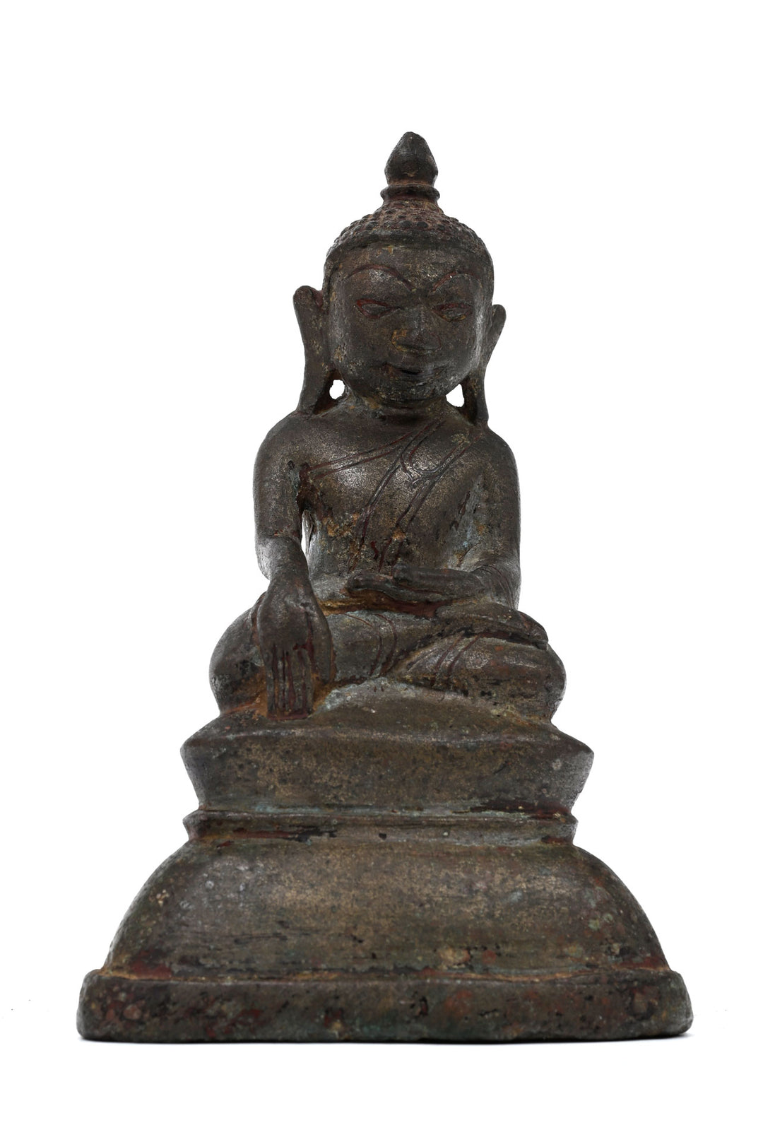 Burmese Bronze Seated Buddha, Shan States, Myanmar