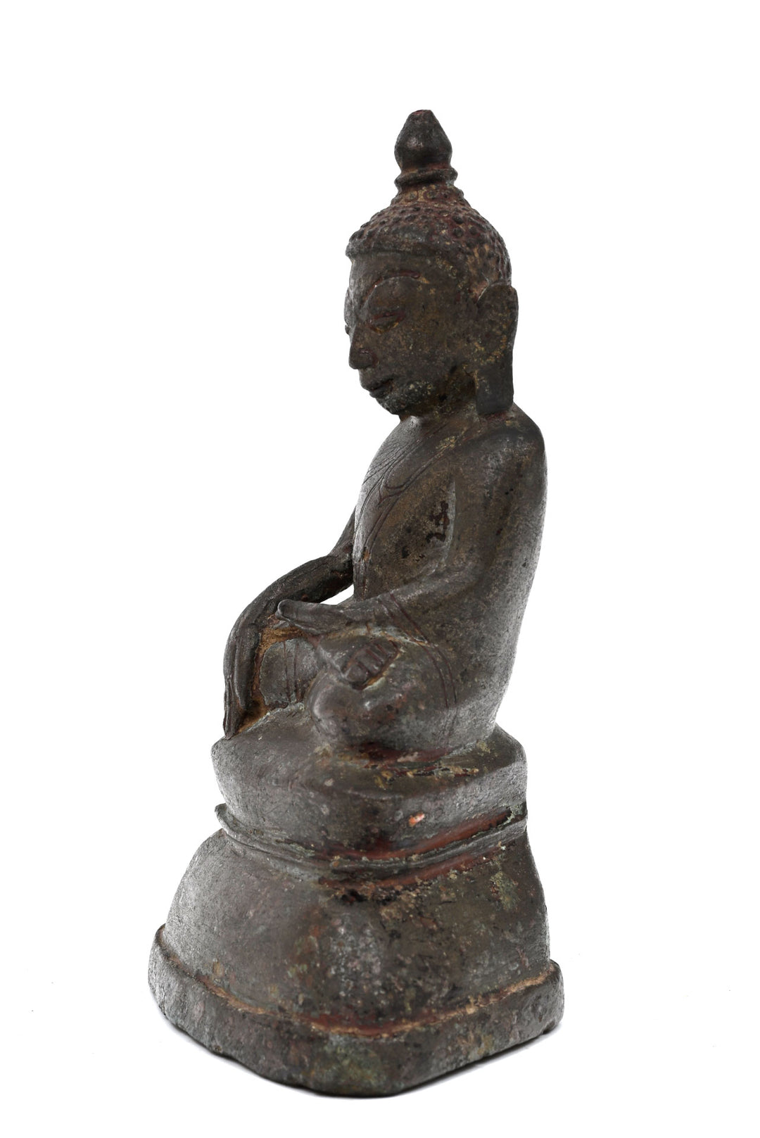 Burmese Bronze Seated Buddha, Shan States, Myanmar