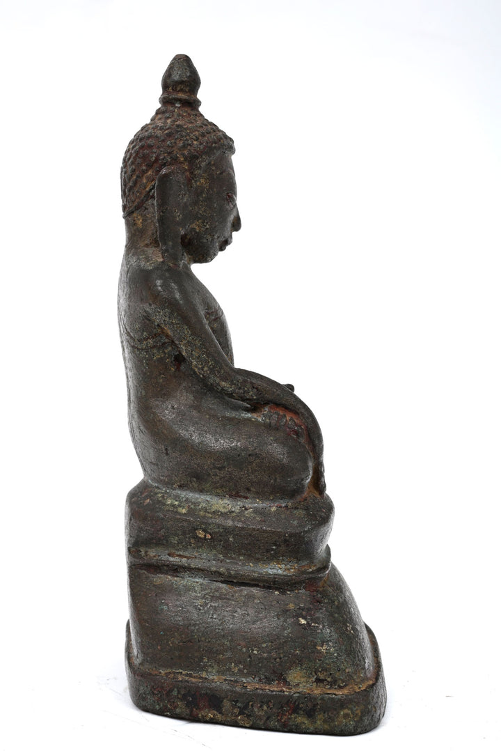 Burmese Bronze Seated Buddha, Shan States, Myanmar