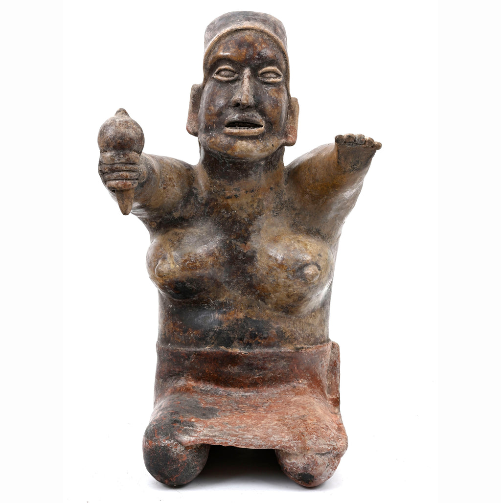 Jalisco Kneeling Matron with Rattle