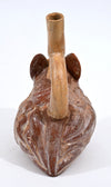 Moche Composite Frog-Crab Effigy Stirrup-Spout Vessel