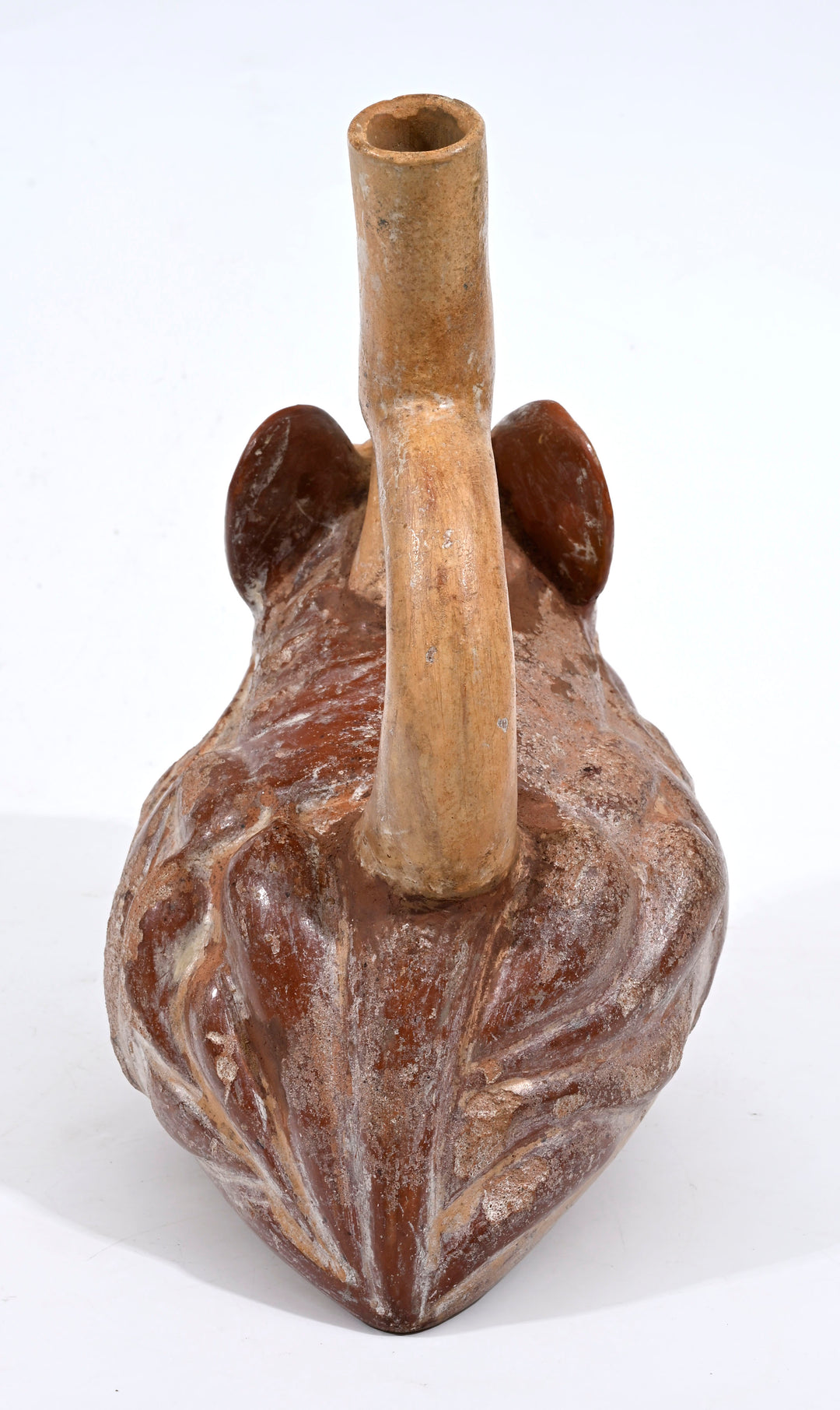 Moche Composite Frog-Crab Effigy Stirrup-Spout Vessel