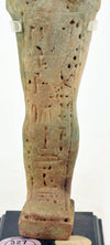 Egyptian Faience Ushabti of the Overseer of the Army Pakhas