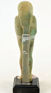Egyptian Faience Ushabti of the Overseer of the Army Pakhas