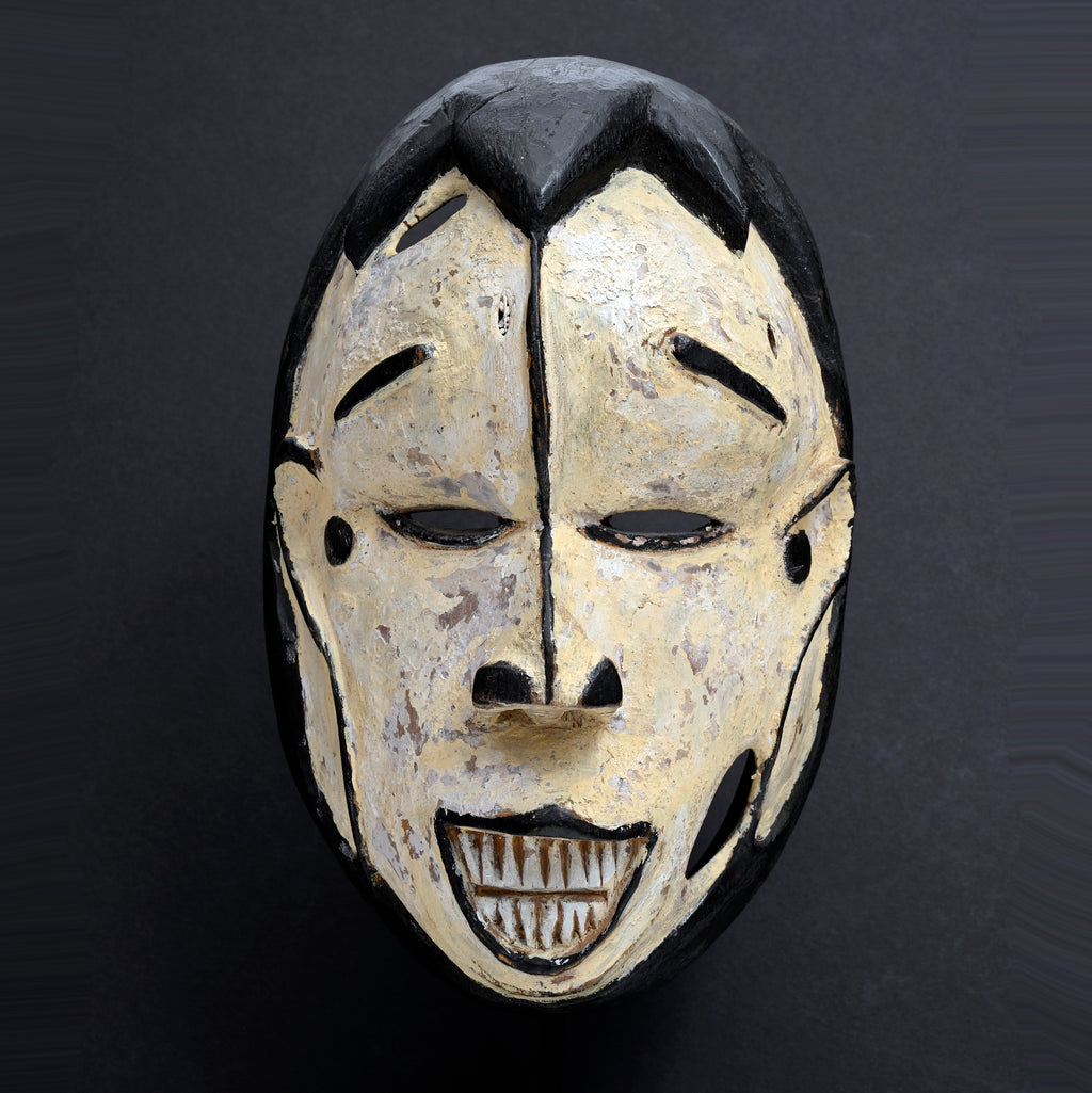 Ibo Igbo White Painted Maiden Mask